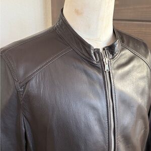 FRADI Italian leather bomber jacket